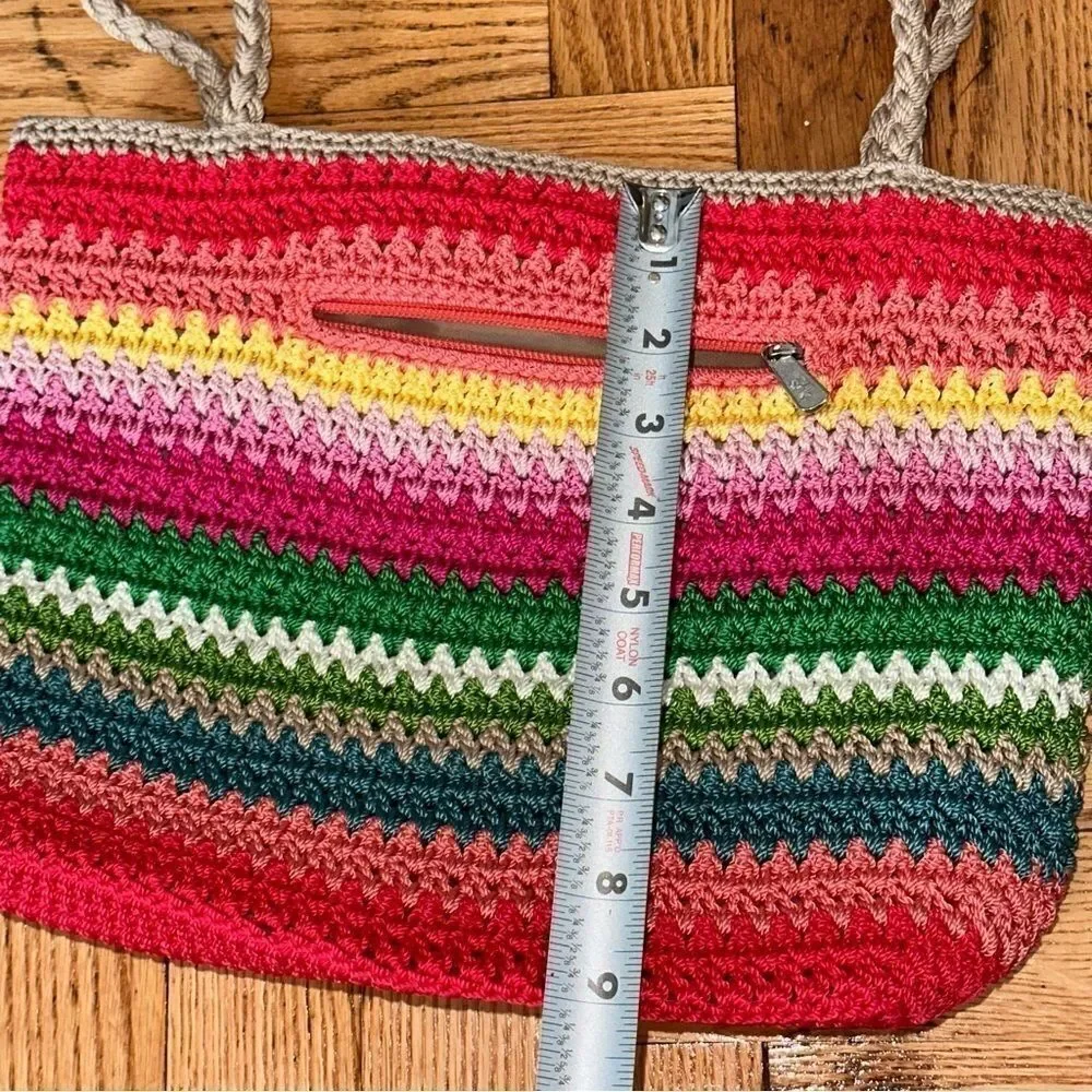 THE Sak multi color crotched hobo-boho tote bag